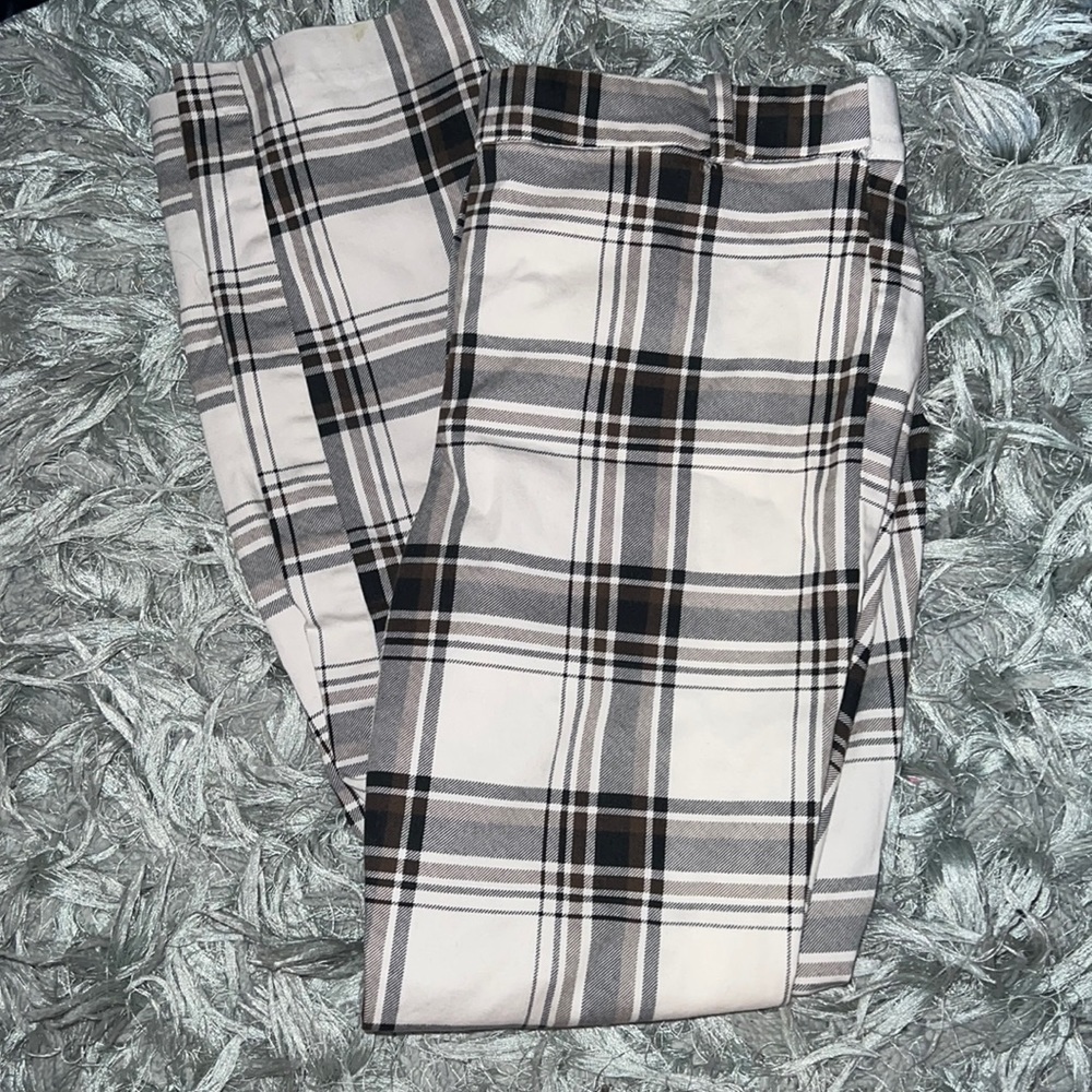 classy gingham pants